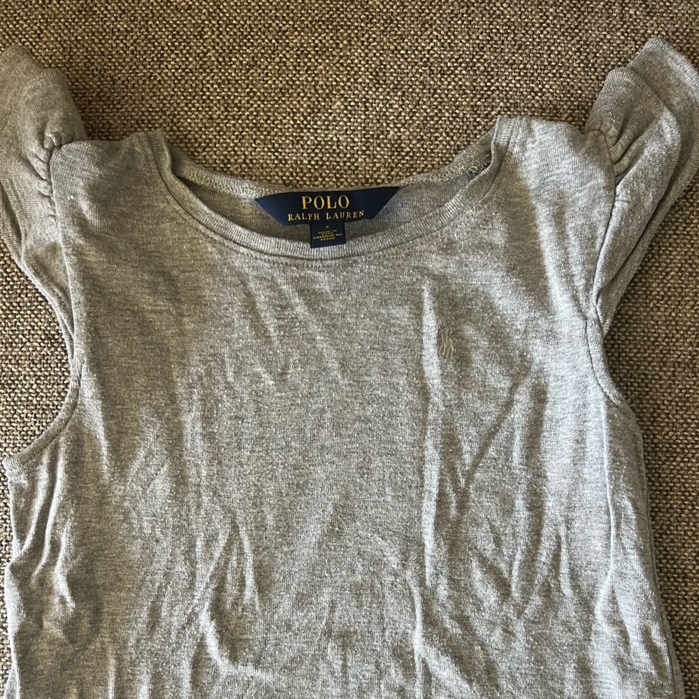 Short sleeve gray polo shirt used condition